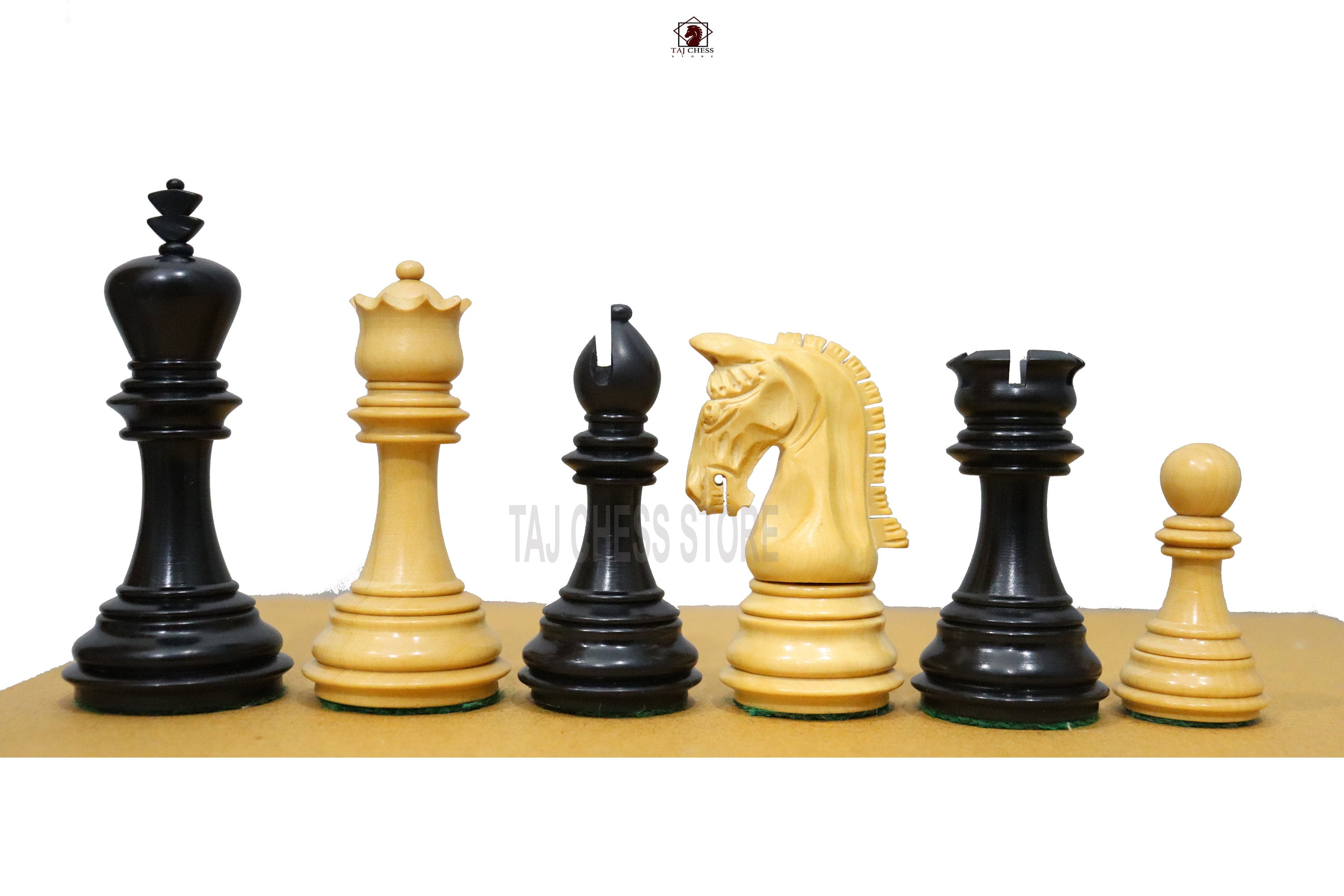 3.7" Imperial Staunton Chess Set | Luxury Chess Pieces Only | Double ...