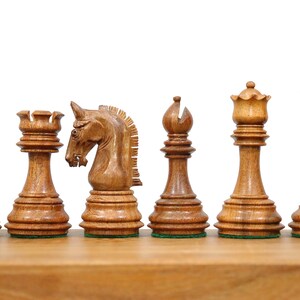 3.7" Imperial Staunton Chess Set | Luxury Chess Pieces Only | Double ...