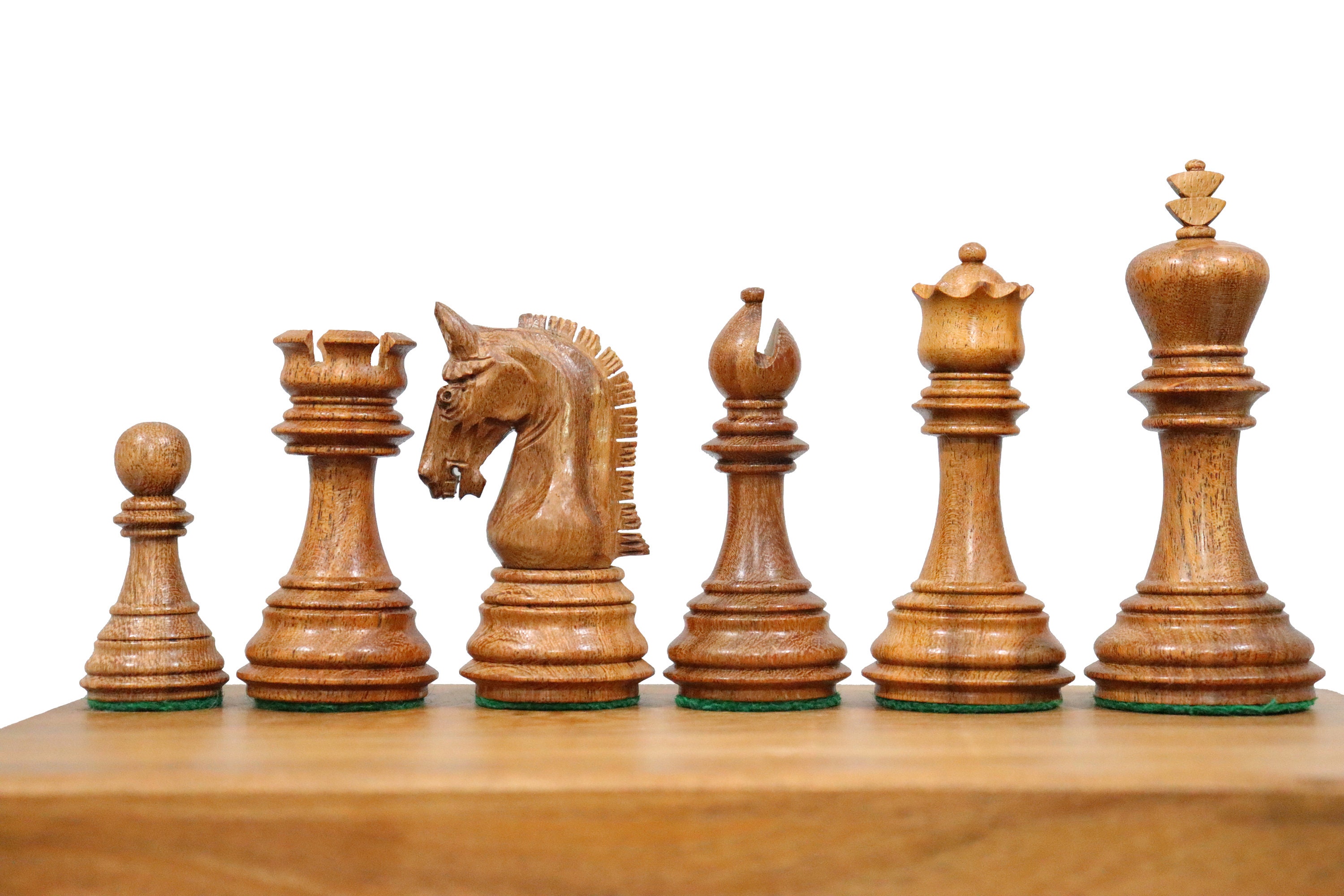3.7" Imperial Staunton Chess Set | Luxury Chess Pieces Only | Double ...