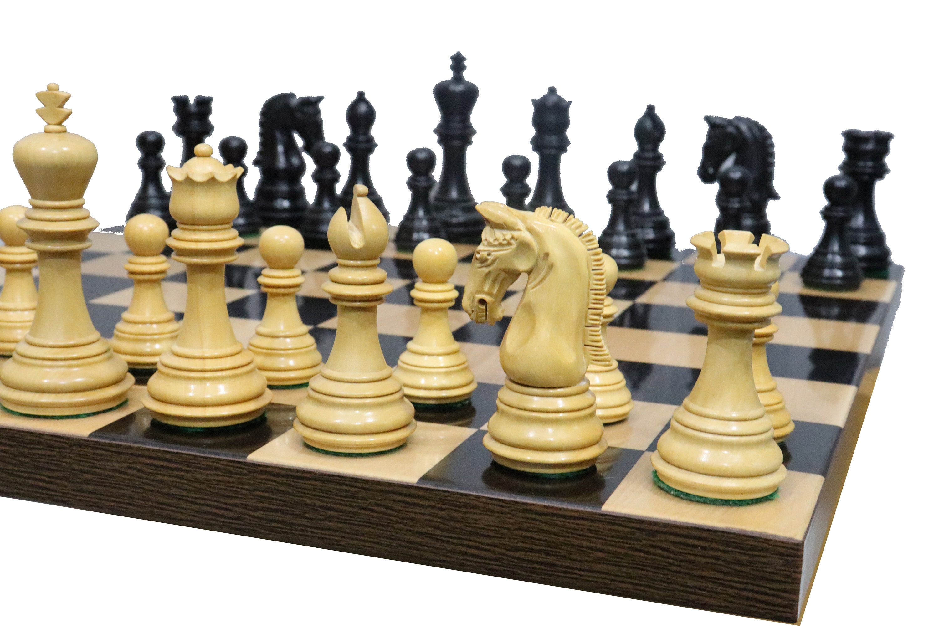 3.7" Imperial Staunton Chess Set | Luxury Chess Pieces Only | Double ...