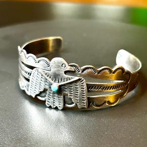 Fred Harvey Thunderbird Cuff - Etsy