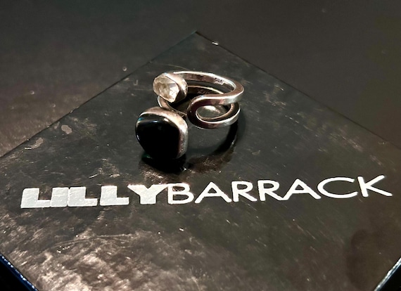 Unique artisan statement ring by Lilly Barrack - … - image 1
