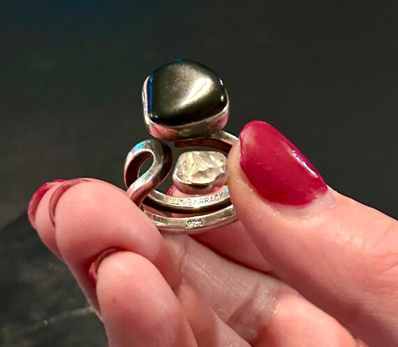 Unique artisan statement ring by Lilly Barrack - … - image 3