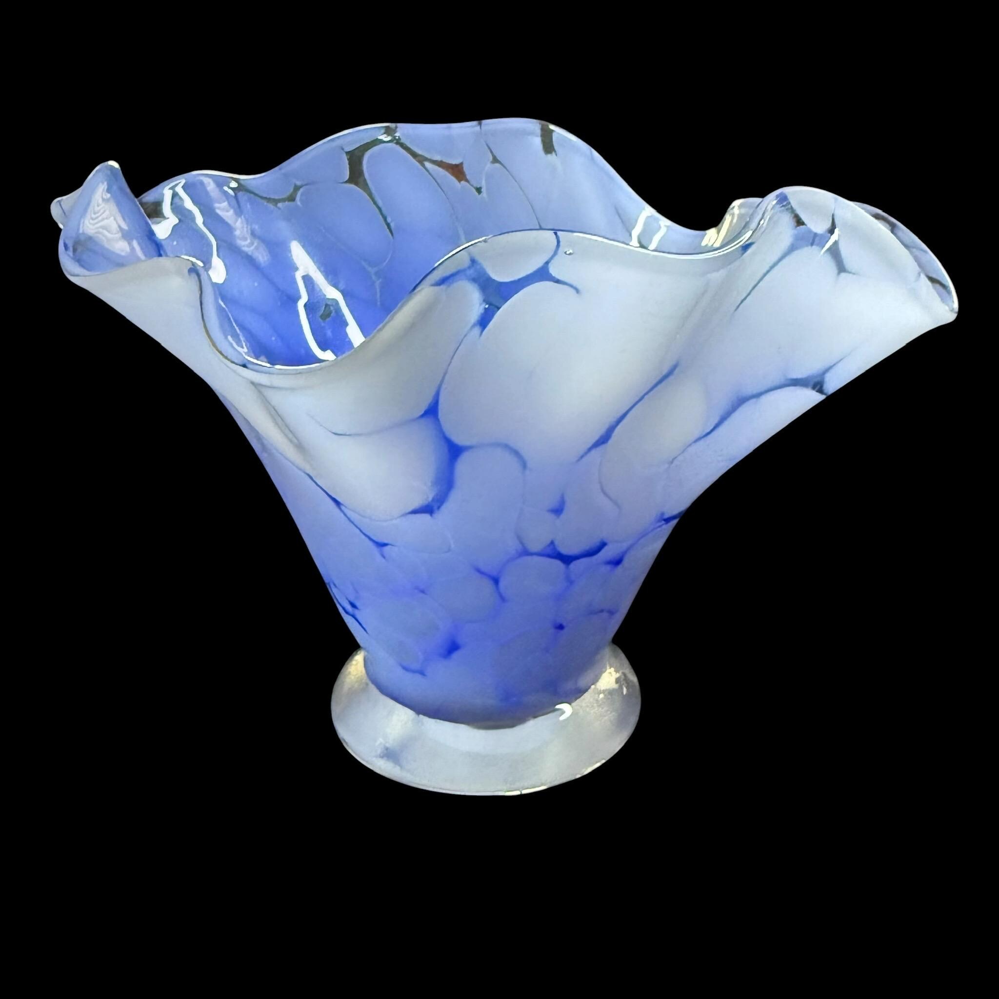 Jozefina Krosno Vase Blue - Etsy