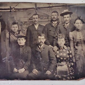 Late 19th/early 20th Century Black Iron family photo