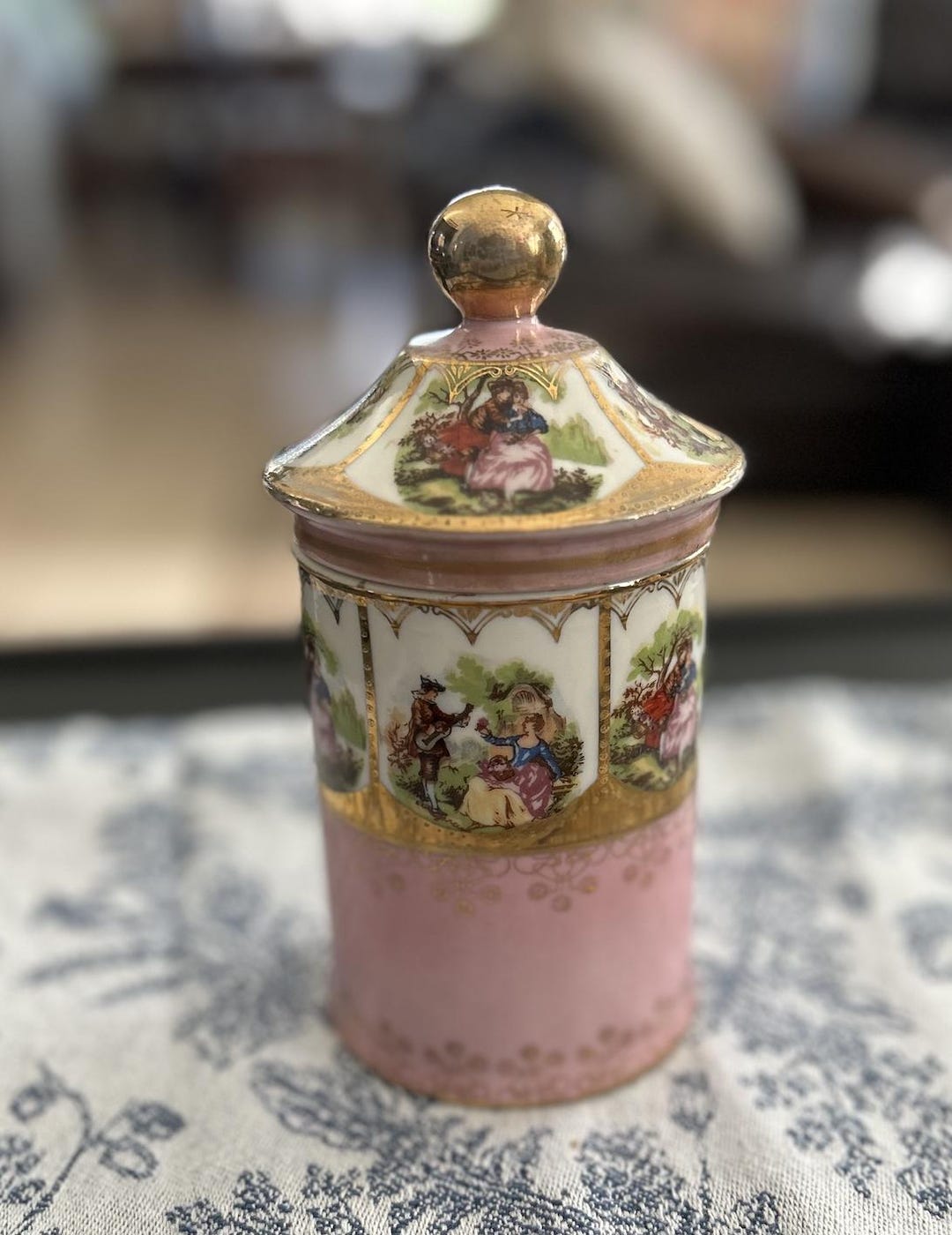 Antique Royal Vienna by Arnart Porcelain Jar Etsy
