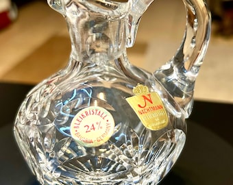 Vintage Nachtmann Crystal cruet - 4”