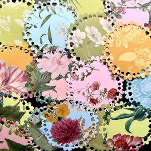Tapetes troquelados / Tapetes florales / Tapetes de papel tapiz / Tapetes de rosas / Tapetes shabby chic / Tapetes de corazón / Tapetes de lunares /
