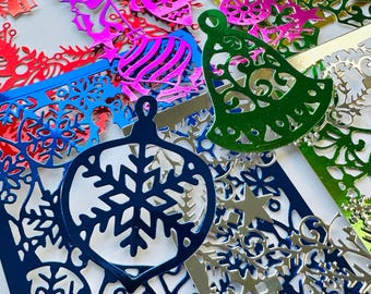 Christmas Die Cut Frames | Card Making, Holiday Embellishments