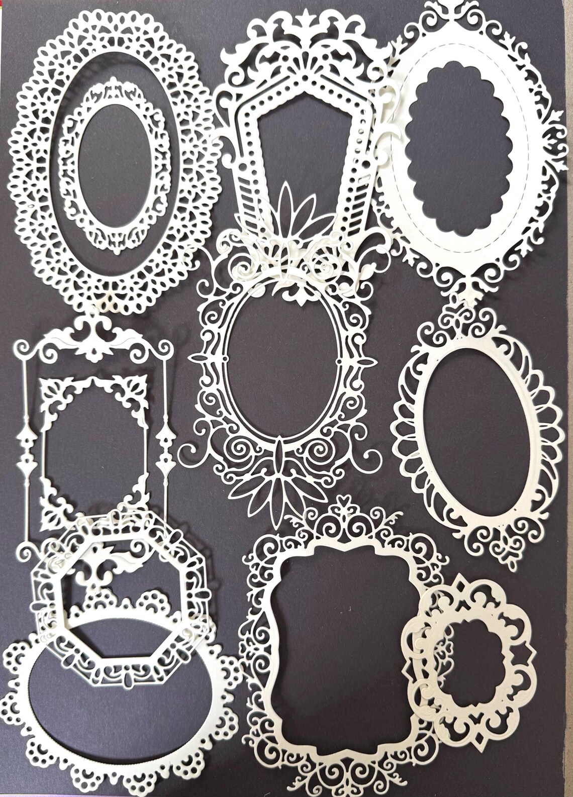 First Cut Frame Die Cut Frames: Scrapbook Embellishments, Card Making - Set of 13 - Etsy