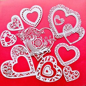 Die cut heart frames | Die cut nesting frames | Die cut square frames | Die cut round frames | Die cut oval frames |
