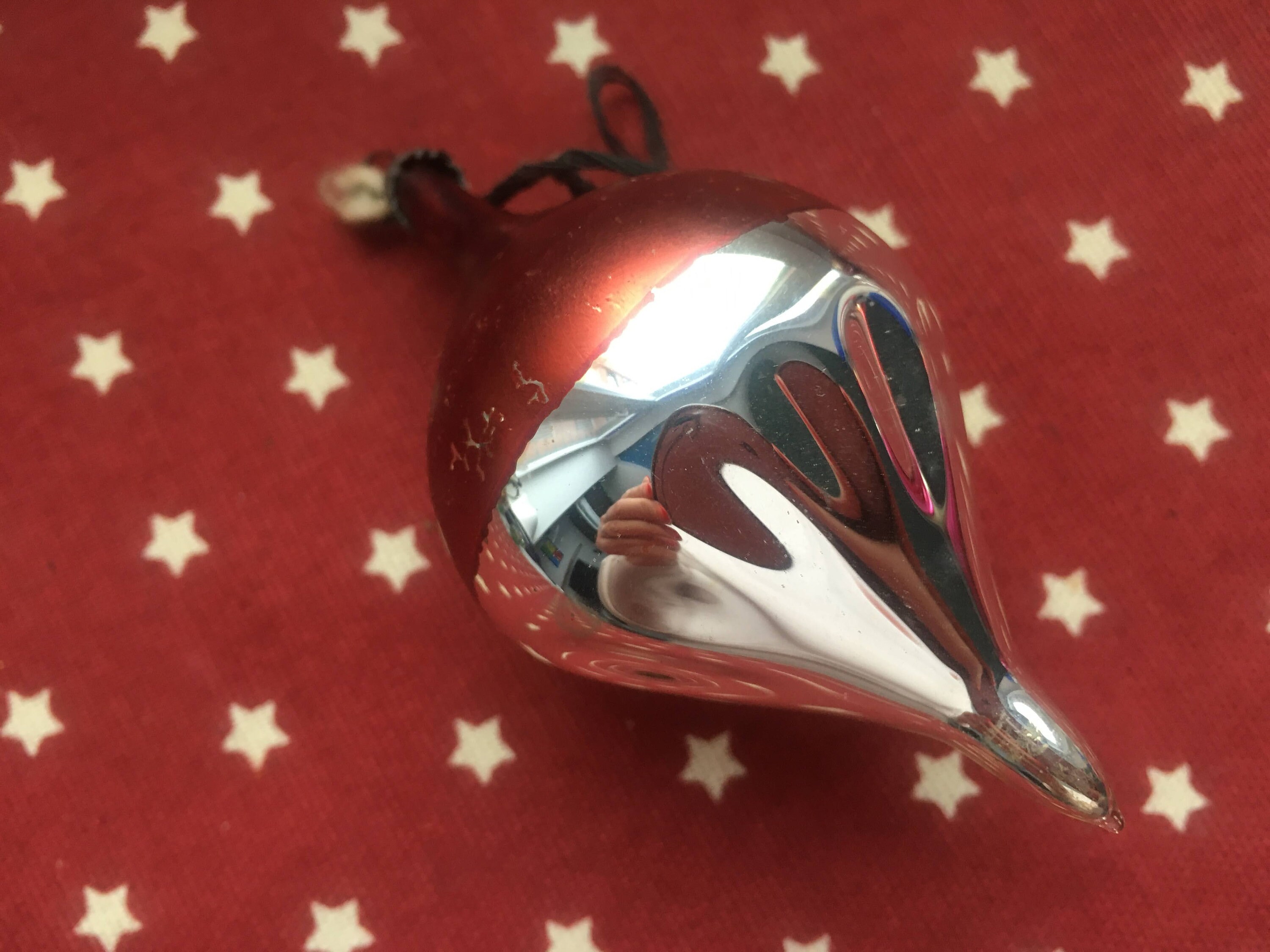 ヴィンテージ クリスマス ガラス オーナメント ソビエト 3 個セット