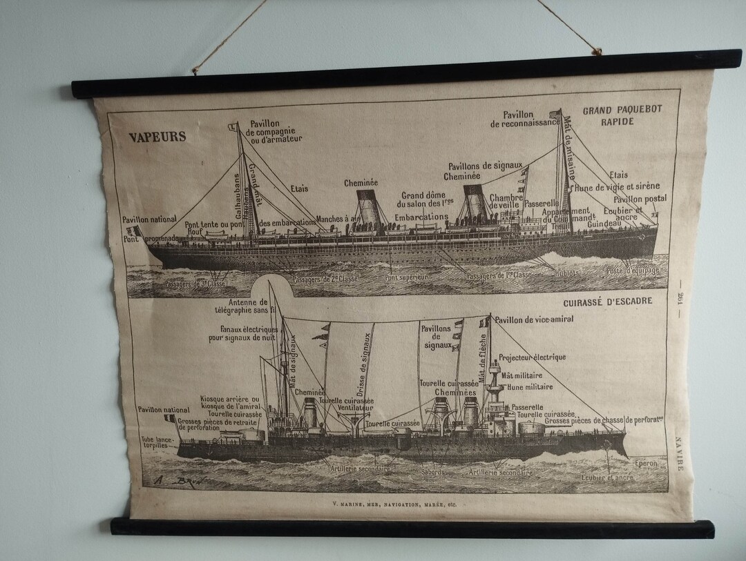 Poster Haute Qualité 50x70cm - Affiche Vintage Du Paquebot Cap Arcona - NEUF
