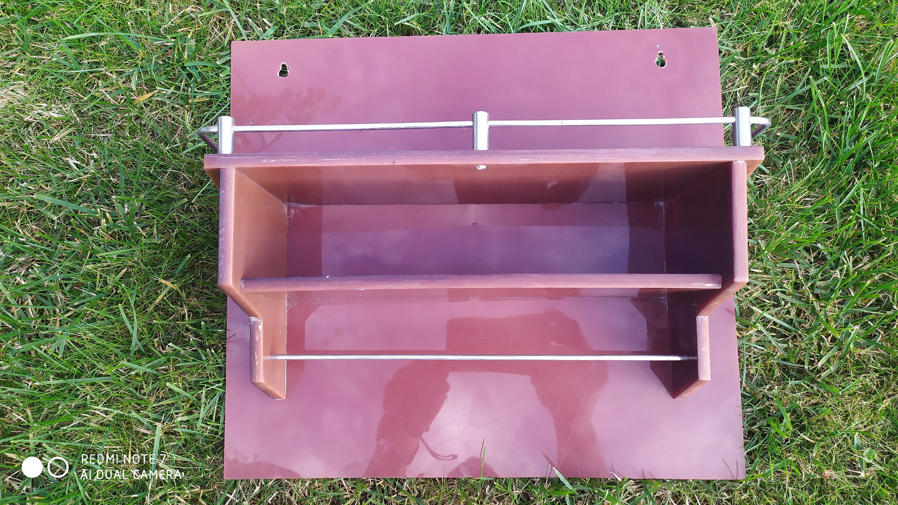 vintage 1960 handmade industrial style bathroom  wall  rack USSR