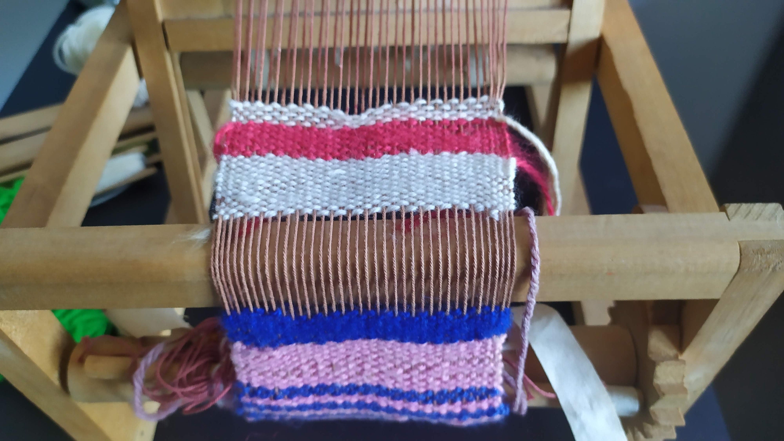 Vintage Wooden Sweden Tabletop Weaving Loom in working Etsy