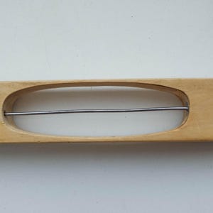 Vintage solid maple Loom Boat Shuttle   12&quot;