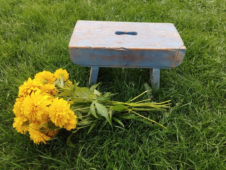 Vintage Swedish Wooden Folk Art Bench Desk - Etsy