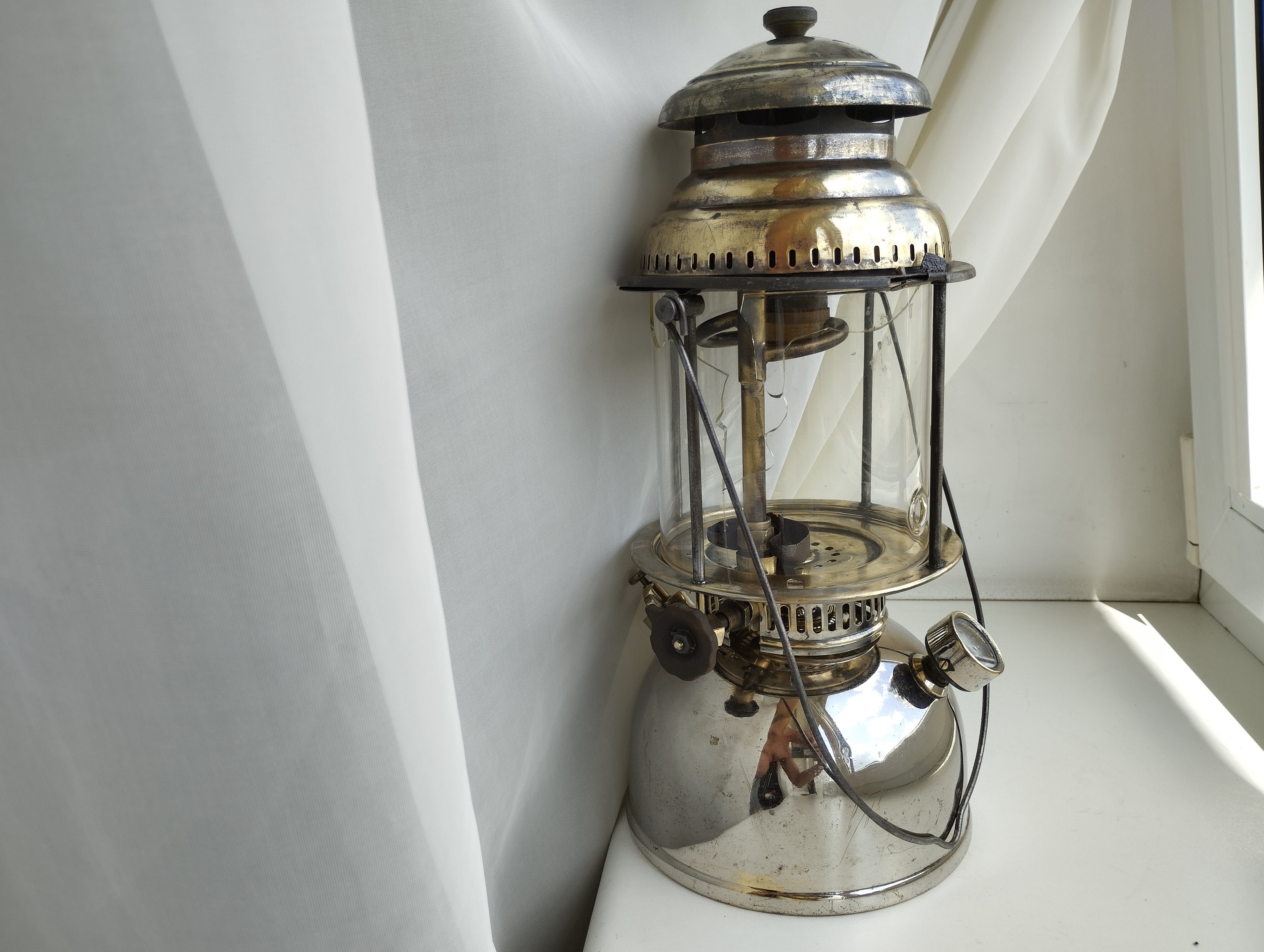 Antique Vintage Original petromax 826-350 Lantern Lamp Germany working order