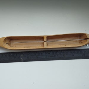 Antique Vintage Loom Boat Shuttle 12&quot;