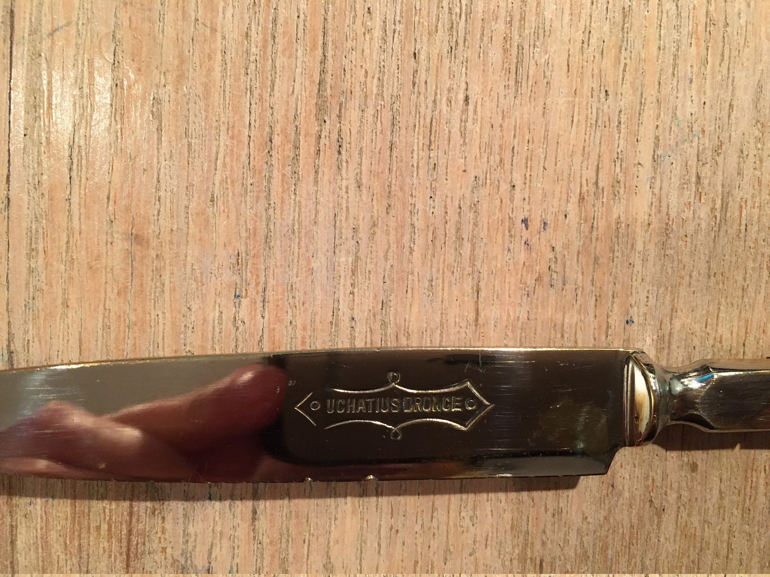 Uchatius Bronce Set of 6 six Fruit Knives 1920's Etsy UK