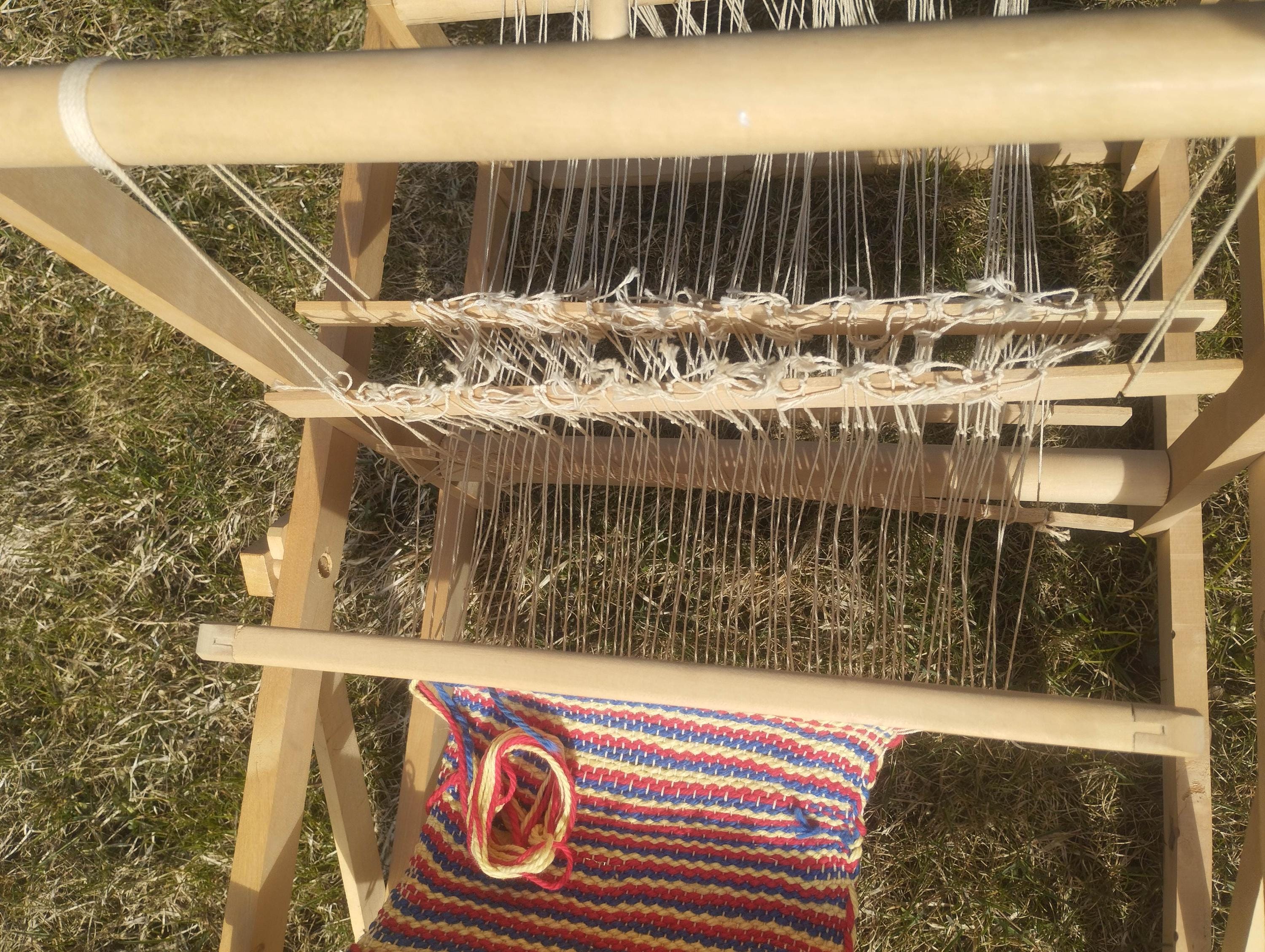 Loomed Large Vintage Wooden Sweden Tabletop Weaving Loom Large in Working Condition ...