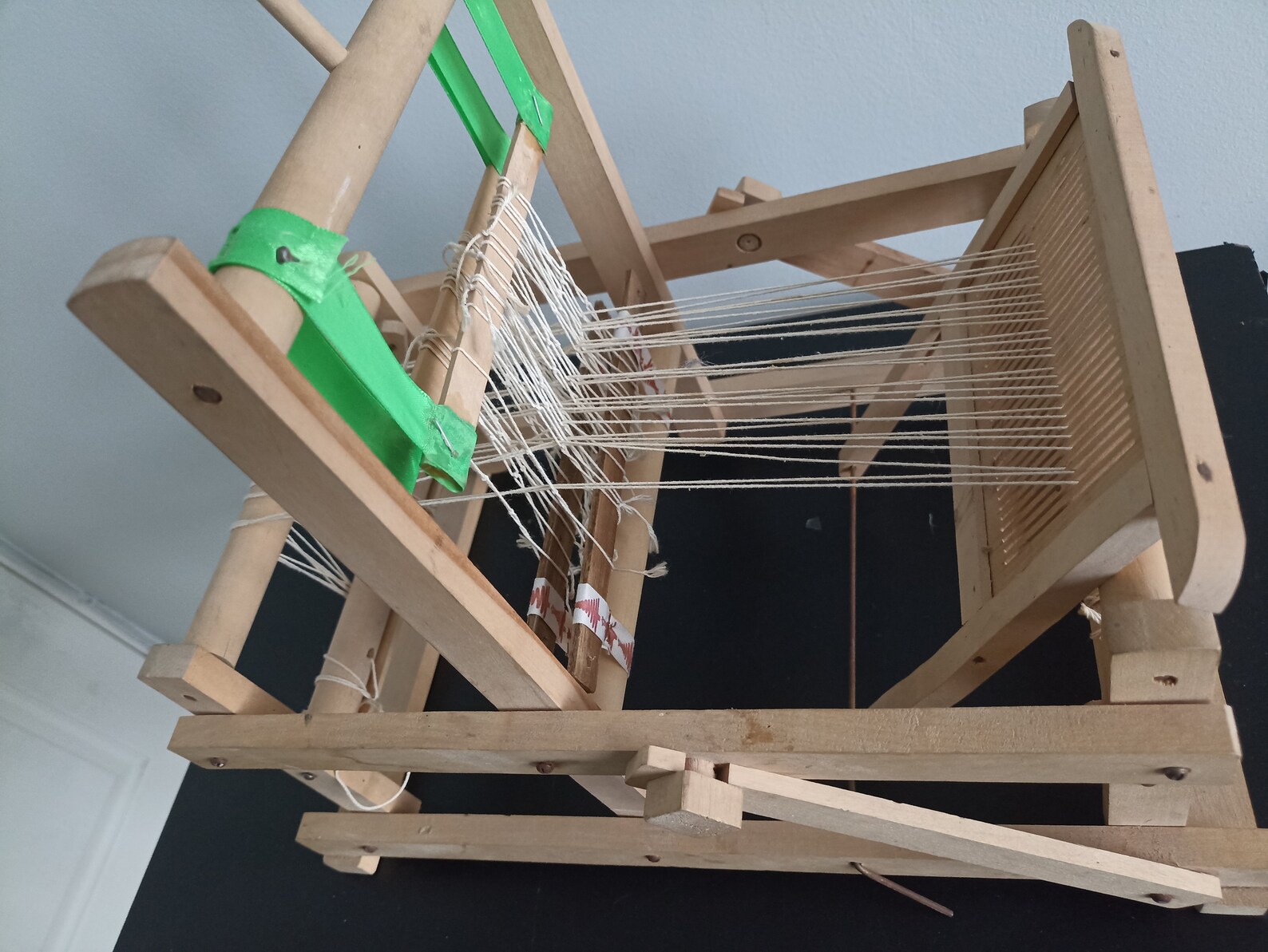 Vintage Wooden Sweden Tabletop Weaving Loom in Working Etsy