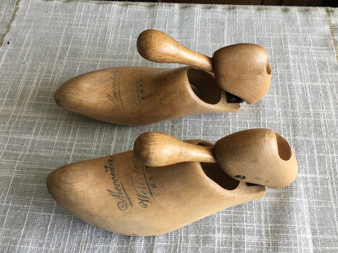 Pair of Old Antique Wooden Shoe Lasts Form Molds for Etsy 日本