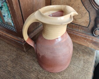 ヴィンテージ スカンジナビア 陶器 ピッチャー テラコッタ