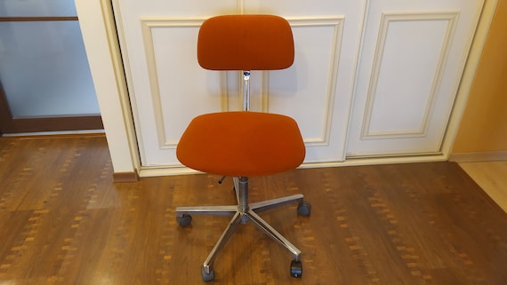 Vintage 1970s. Swedish rolling chair office chair… - image 1