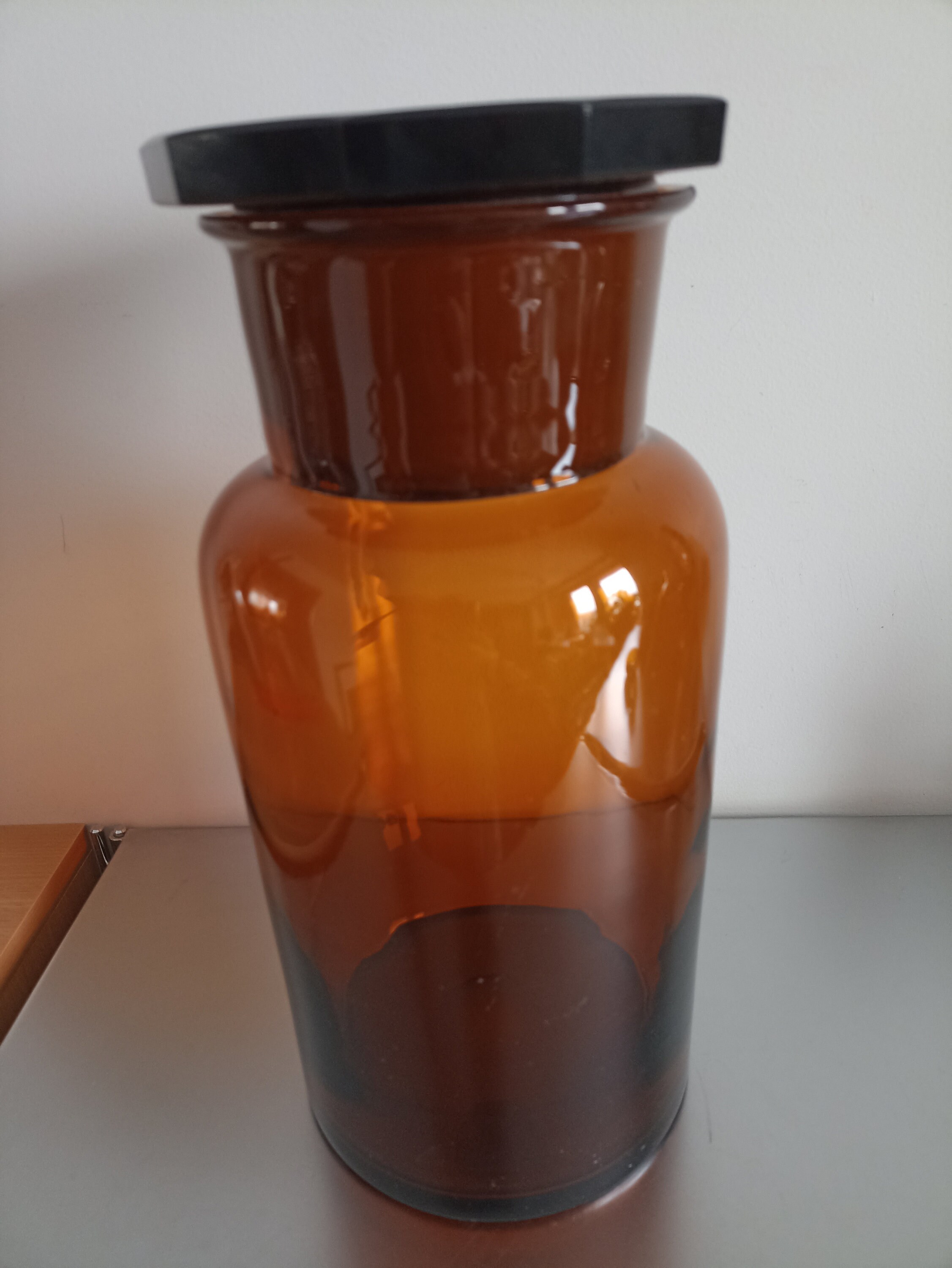 Large 36L Swedish Amber Apothecary Lab Bottle Pharmacy - Etsy
