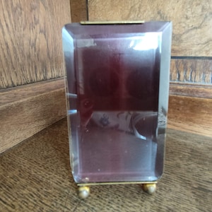 Antique 19th century  Gothic Photo Frame with Beveled Glass / Picture Frame Antique Photo