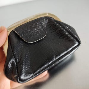 Vintage Leder Geldbörse Kleine Brieftasche Geldbörse Schnappverschluss Geldbörse Damen Münztasche Brieftasche Geldbörsen Münzhalter