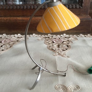 Vintage Miniature Dollhouse Working Floor Lamp with Shade 1:12th scale/  Battery operated/ Dollhouse Lighting Accessories