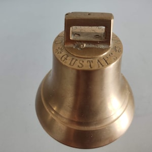 Vintage Bronze Bell marked C:L Göransson, Gustafs