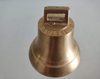 Vintage Bronze Bell marked C:L Göransson, Gustafs