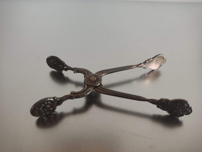 Vintage Nils Johan Sweden Silverplate Sugar Tongs Sugar Cube Tongs Etsy