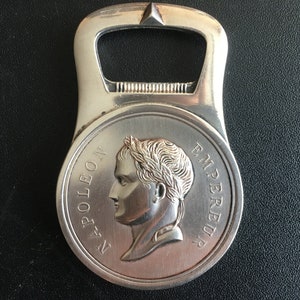 Vintage Christofle France Coll-Gallia Silver Plated Napoleon Bottle Opener