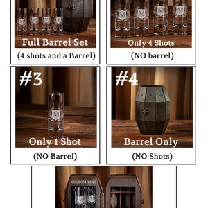 Personalized Graduation Gift, Shot Glass Set in Wooden Barrel, Class of ...