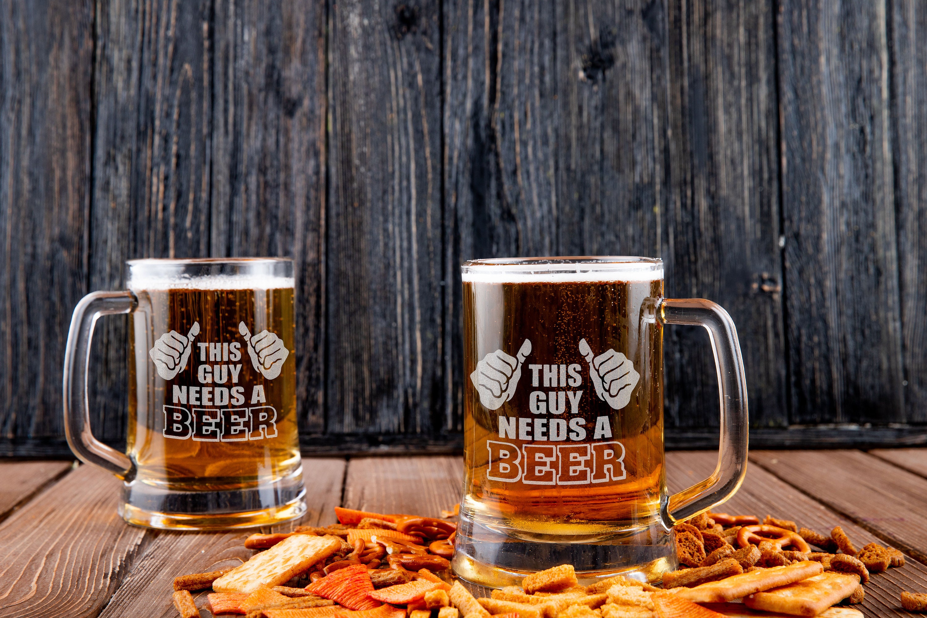 Beer Mug Personalize Glass Engraved Gift for Man Him Guy Etsy