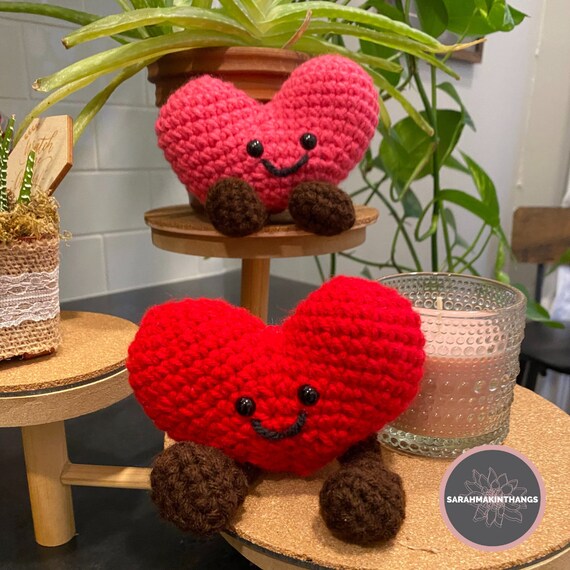 Smiley Heart CROCHET PATTERN ONLY - Etsy