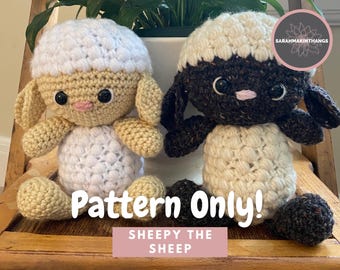 Sheepy the Sheep CROCHET PATTERN ONLY