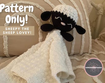 Patrón de crochet único para amo a la oveja Sheepy