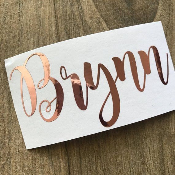 Name Decals and Stickers Name Decal Name Sticker Custom Etsy