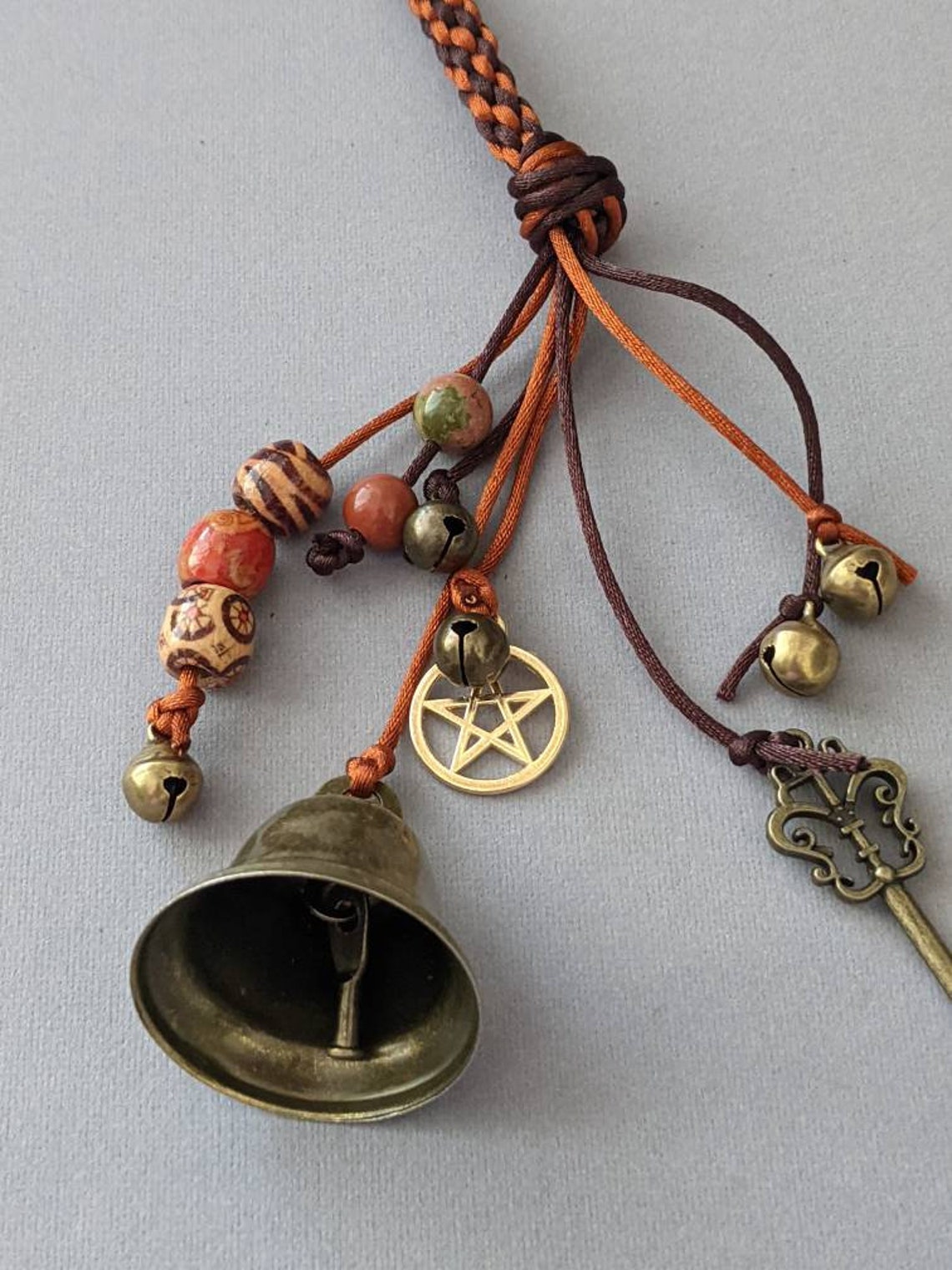 Large Witch's Bells/protection Bells Door Charm/chimes Etsy