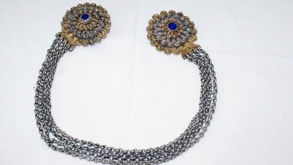 Double pin of special Greek folk art