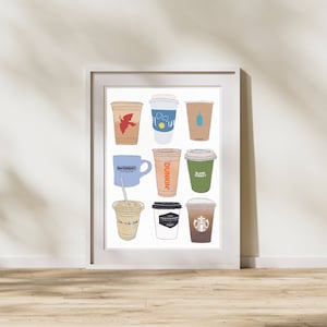 Boston's Best Coffee | Coffee Bar Print | Bar Cart Wall Décor | Printable Wall Art | Digital Download