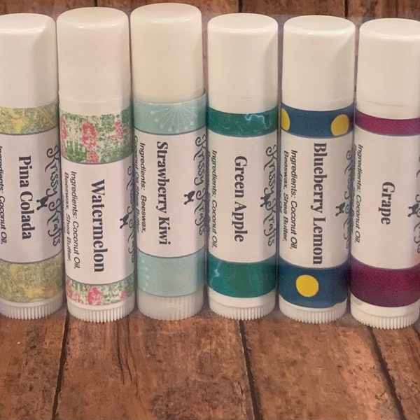 Lip Balm 5-Pack(up to 5 different flavors)