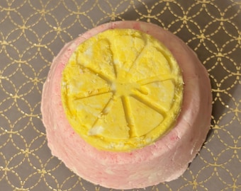 Lemonade Bubble Bar- Solid Bubble Bath-Lemon-Strawberry