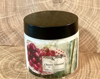 Cherry Almond Whipped Soap -Shave Cream- Cherry-Honey-Almond