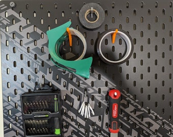 Ikea Skadis or Uppspel pegboard hooks and arms